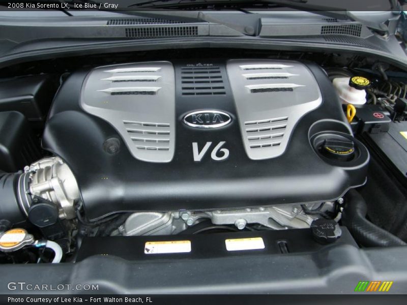 Ice Blue / Gray 2008 Kia Sorento LX
