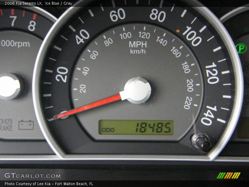 Ice Blue / Gray 2008 Kia Sorento LX