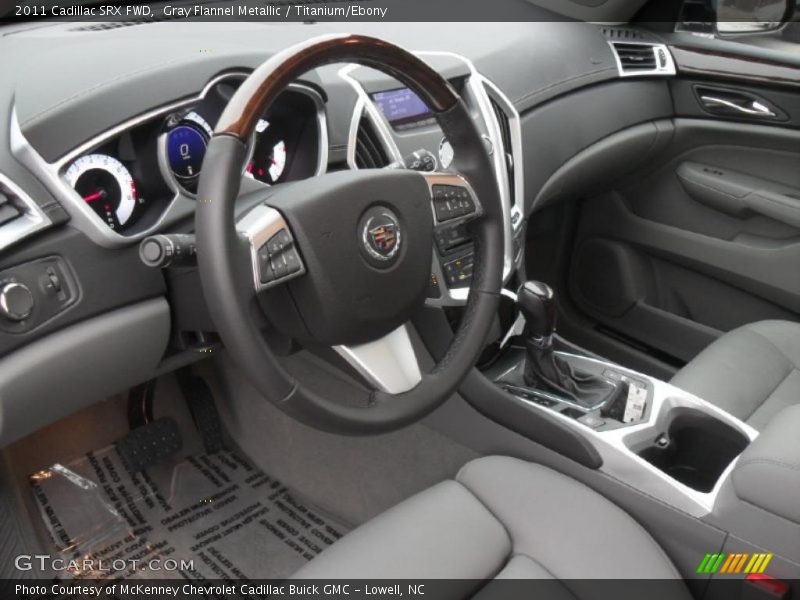 Gray Flannel Metallic / Titanium/Ebony 2011 Cadillac SRX FWD