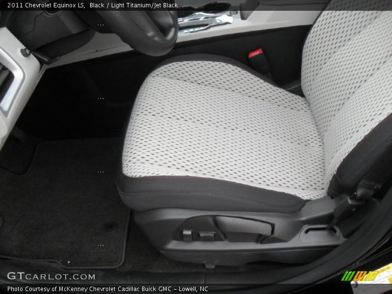 2011 Equinox LS Light Titanium/Jet Black Interior