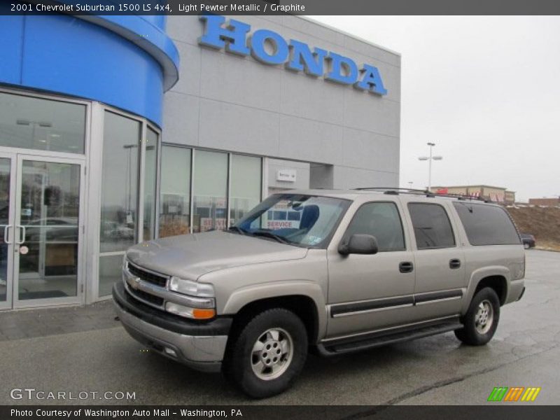 Light Pewter Metallic / Graphite 2001 Chevrolet Suburban 1500 LS 4x4