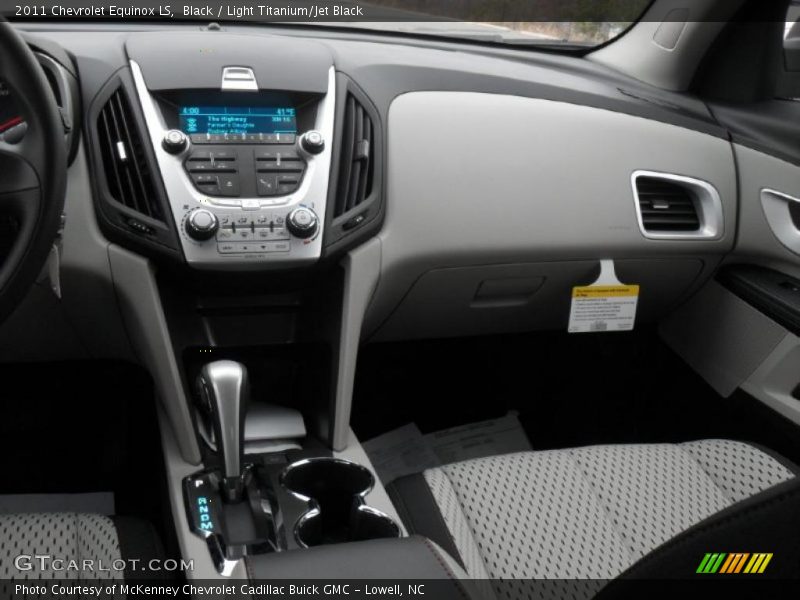 Black / Light Titanium/Jet Black 2011 Chevrolet Equinox LS