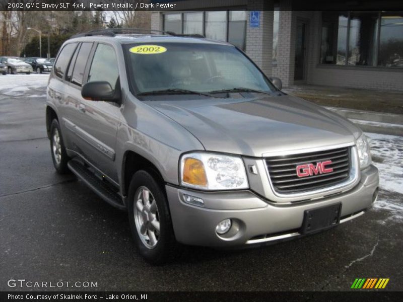 Pewter Metallic / Dark Pewter 2002 GMC Envoy SLT 4x4