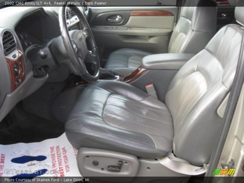 Pewter Metallic / Dark Pewter 2002 GMC Envoy SLT 4x4