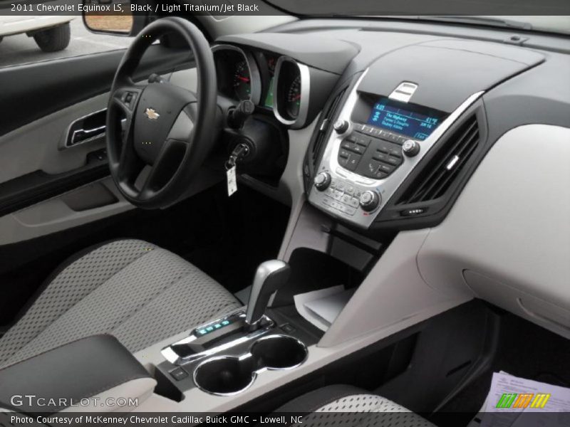 Black / Light Titanium/Jet Black 2011 Chevrolet Equinox LS