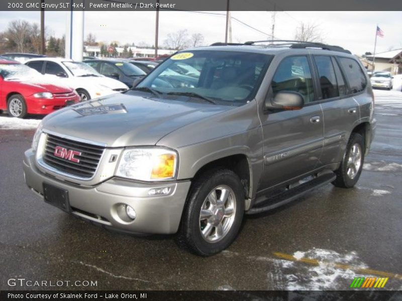 Pewter Metallic / Dark Pewter 2002 GMC Envoy SLT 4x4