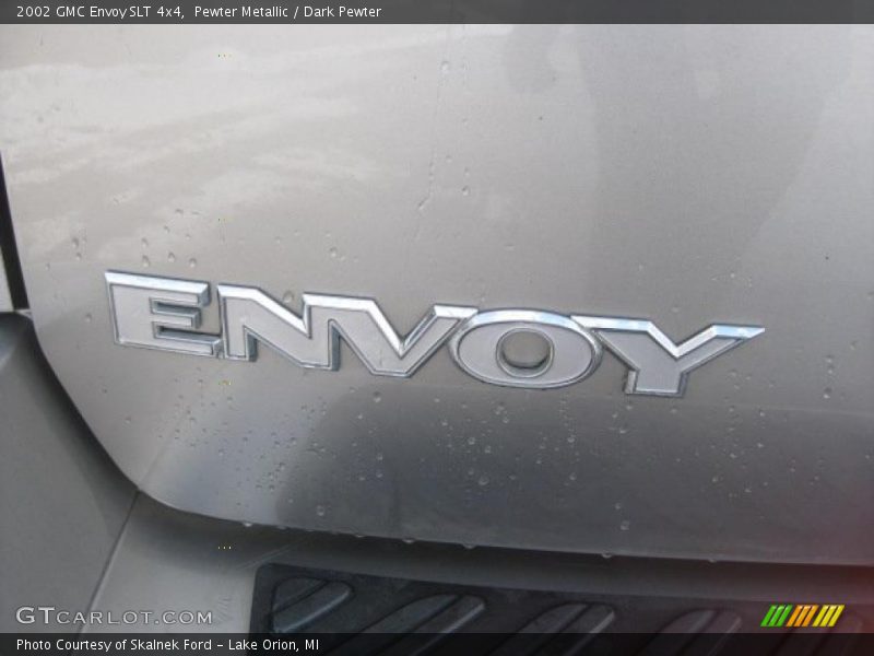 Pewter Metallic / Dark Pewter 2002 GMC Envoy SLT 4x4