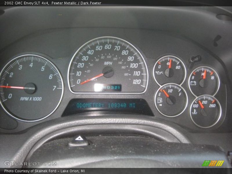 Pewter Metallic / Dark Pewter 2002 GMC Envoy SLT 4x4