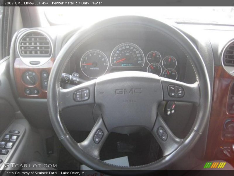 Pewter Metallic / Dark Pewter 2002 GMC Envoy SLT 4x4