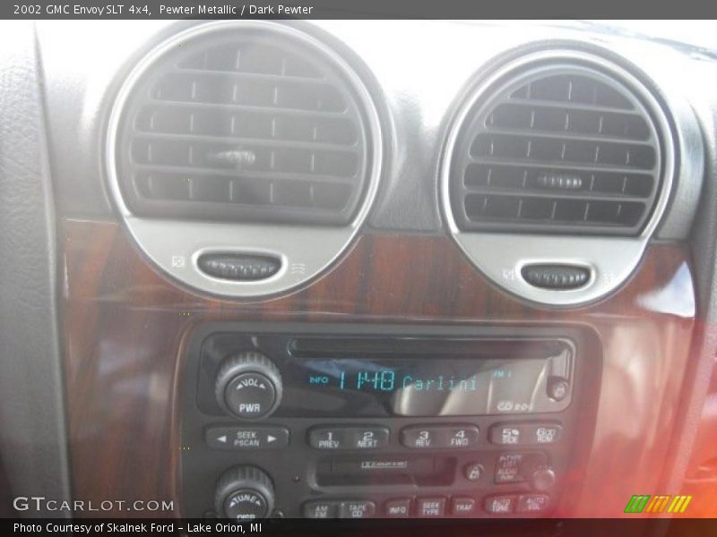 Pewter Metallic / Dark Pewter 2002 GMC Envoy SLT 4x4