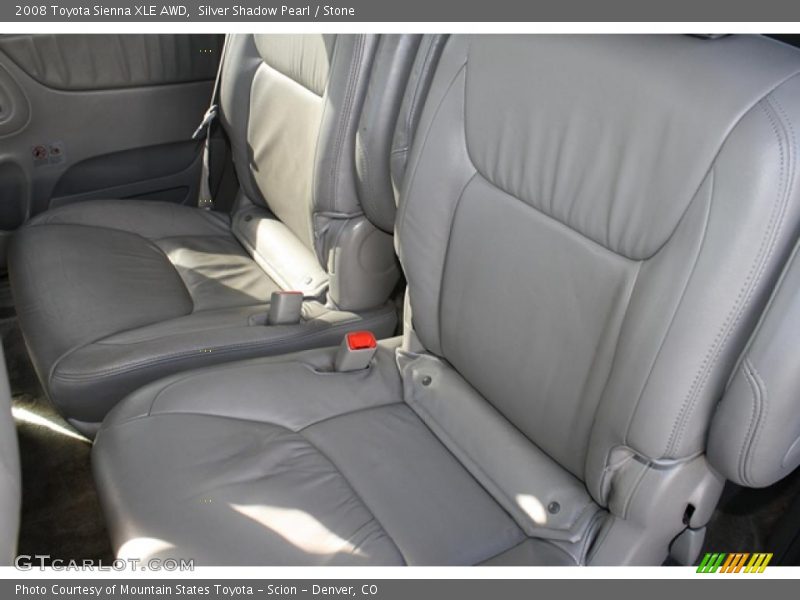 Silver Shadow Pearl / Stone 2008 Toyota Sienna XLE AWD