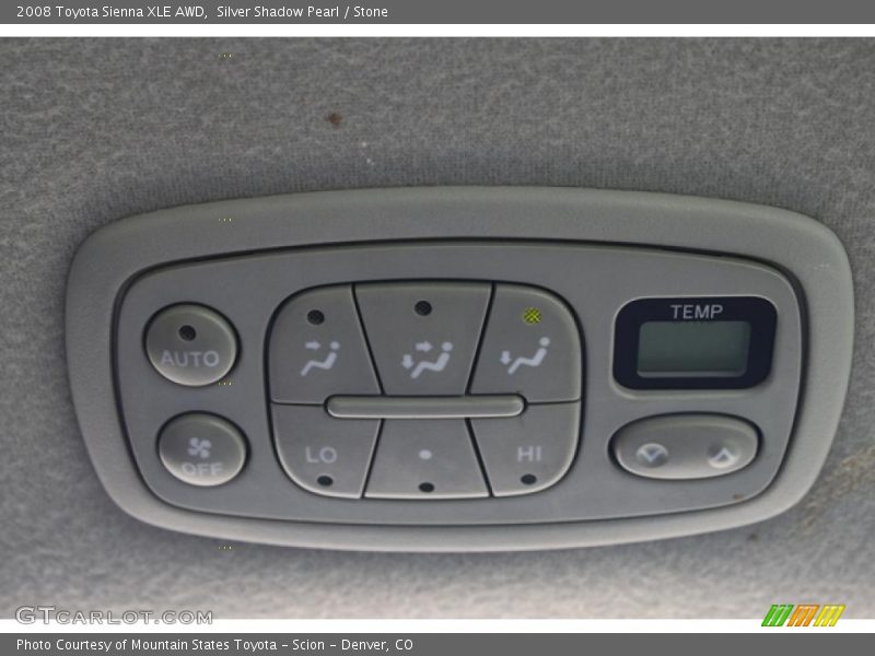 Silver Shadow Pearl / Stone 2008 Toyota Sienna XLE AWD