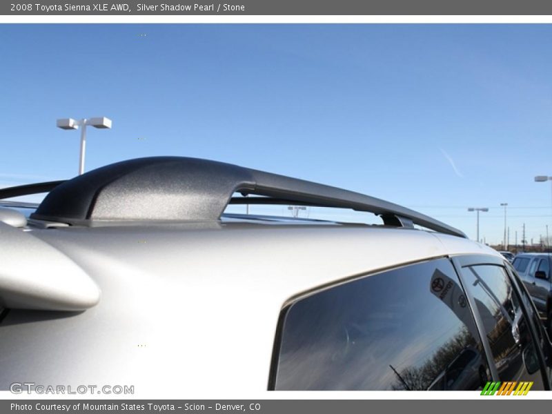 Silver Shadow Pearl / Stone 2008 Toyota Sienna XLE AWD