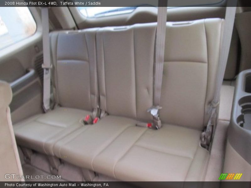 Taffeta White / Saddle 2008 Honda Pilot EX-L 4WD