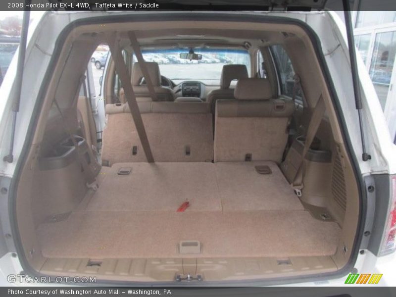 Taffeta White / Saddle 2008 Honda Pilot EX-L 4WD
