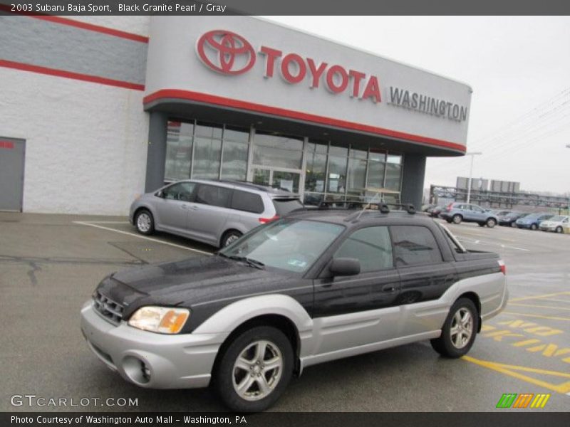 Black Granite Pearl / Gray 2003 Subaru Baja Sport