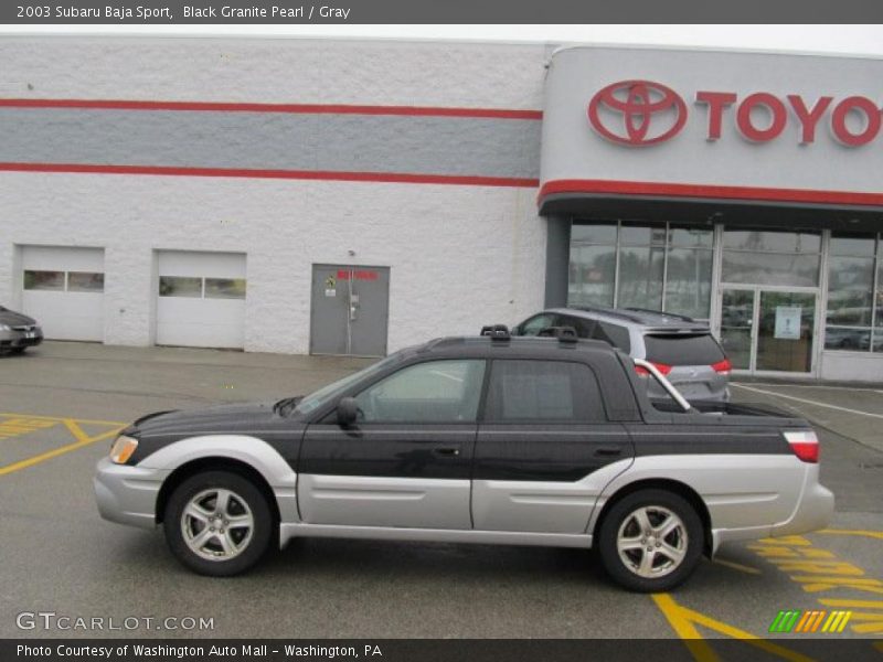 Black Granite Pearl / Gray 2003 Subaru Baja Sport