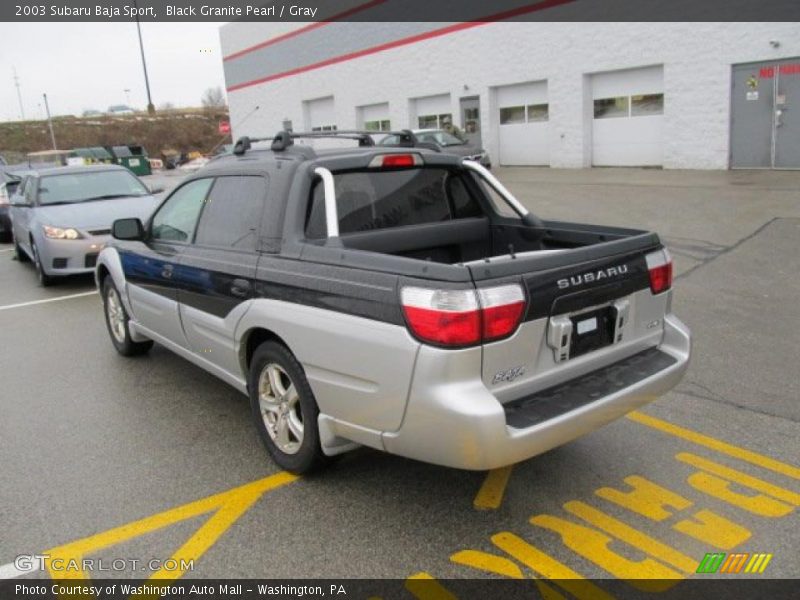 Black Granite Pearl / Gray 2003 Subaru Baja Sport