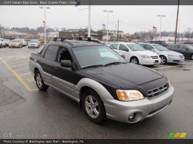 Black Granite Pearl / Gray 2003 Subaru Baja Sport