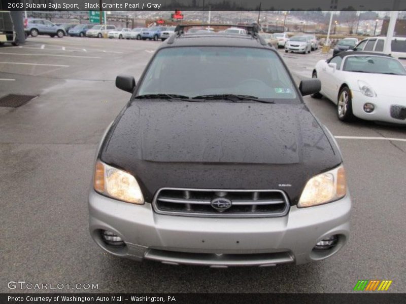 Black Granite Pearl / Gray 2003 Subaru Baja Sport