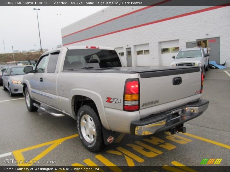 Sand Beige Metallic / Dark Pewter 2004 GMC Sierra 1500 SLT Extended Cab 4x4