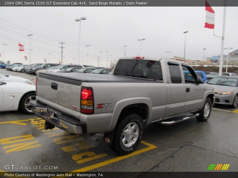 Sand Beige Metallic / Dark Pewter 2004 GMC Sierra 1500 SLT Extended Cab 4x4