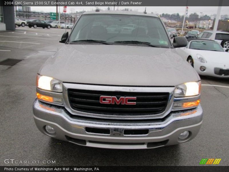 Sand Beige Metallic / Dark Pewter 2004 GMC Sierra 1500 SLT Extended Cab 4x4