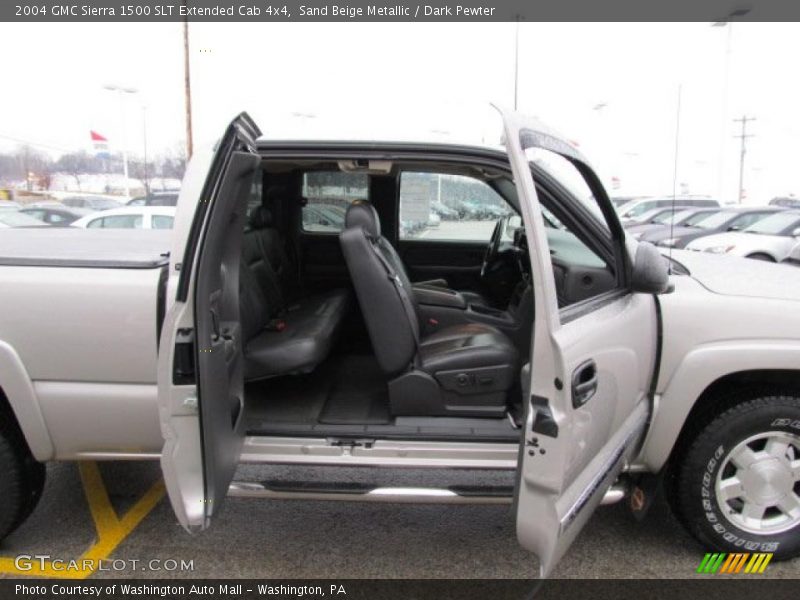Sand Beige Metallic / Dark Pewter 2004 GMC Sierra 1500 SLT Extended Cab 4x4