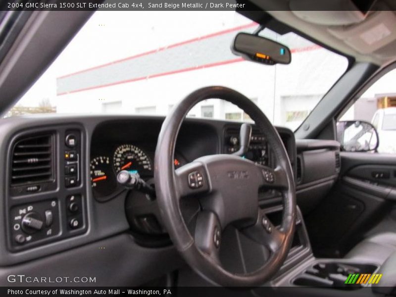 Sand Beige Metallic / Dark Pewter 2004 GMC Sierra 1500 SLT Extended Cab 4x4