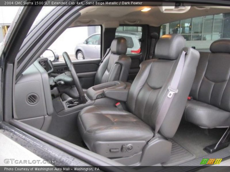 Sand Beige Metallic / Dark Pewter 2004 GMC Sierra 1500 SLT Extended Cab 4x4