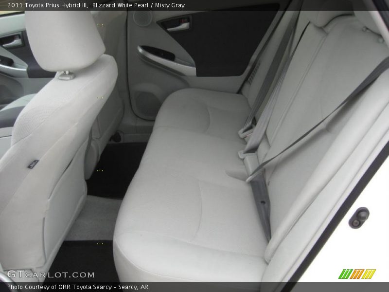  2011 Prius Hybrid III Misty Gray Interior