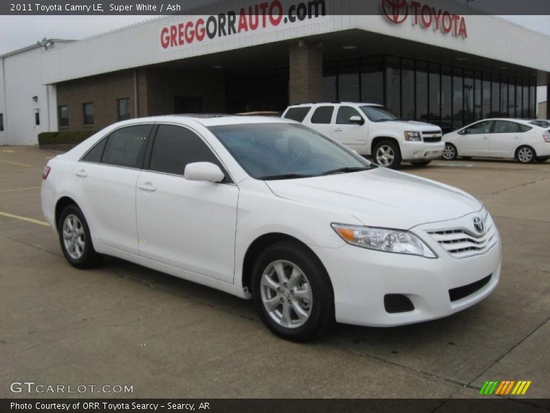 Super White / Ash 2011 Toyota Camry LE