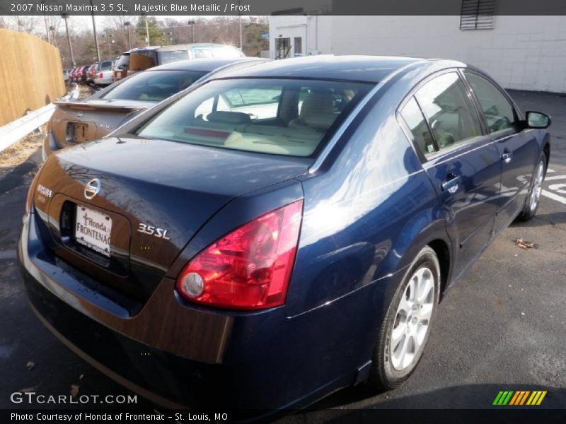 Majestic Blue Metallic / Frost 2007 Nissan Maxima 3.5 SL