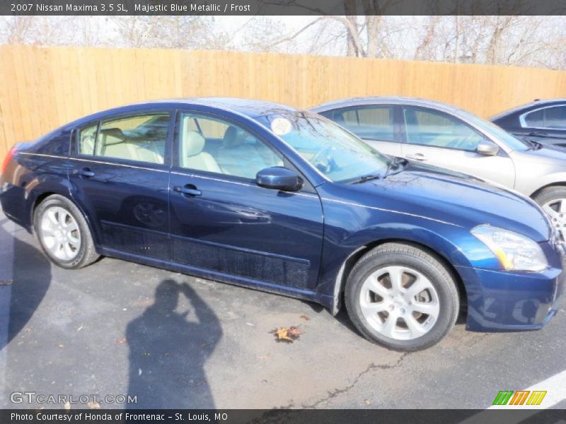 Majestic Blue Metallic / Frost 2007 Nissan Maxima 3.5 SL