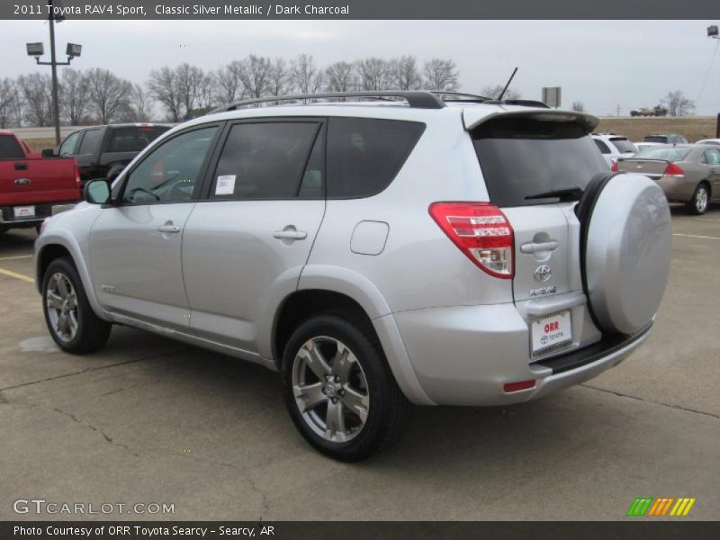 Classic Silver Metallic / Dark Charcoal 2011 Toyota RAV4 Sport