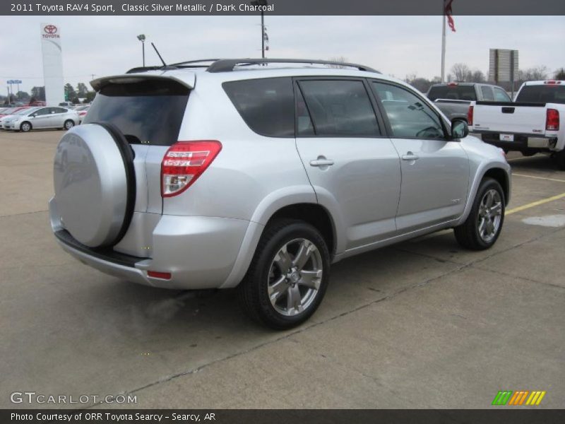 Classic Silver Metallic / Dark Charcoal 2011 Toyota RAV4 Sport