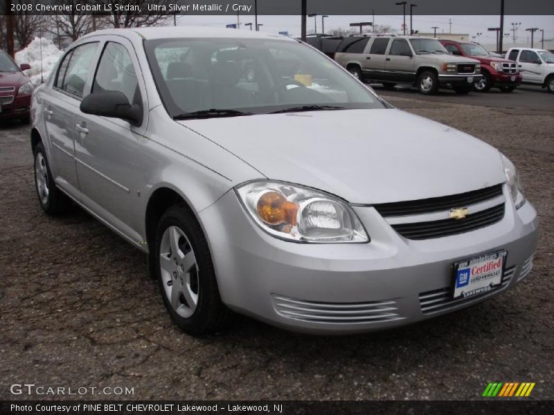 Ultra Silver Metallic / Gray 2008 Chevrolet Cobalt LS Sedan