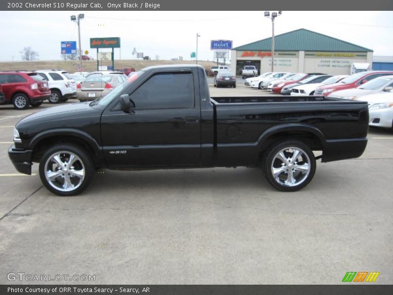 Onyx Black / Beige 2002 Chevrolet S10 Regular Cab