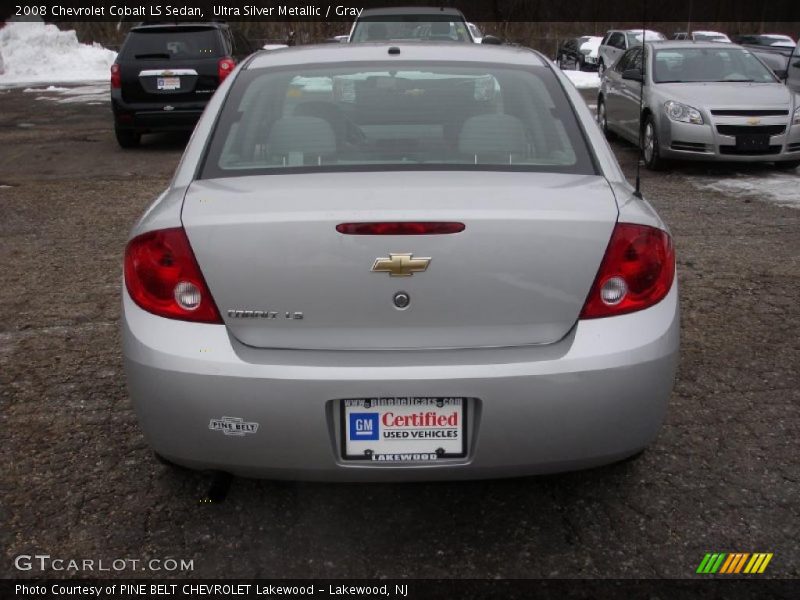 Ultra Silver Metallic / Gray 2008 Chevrolet Cobalt LS Sedan