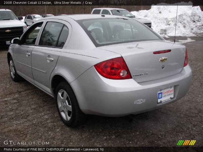 Ultra Silver Metallic / Gray 2008 Chevrolet Cobalt LS Sedan