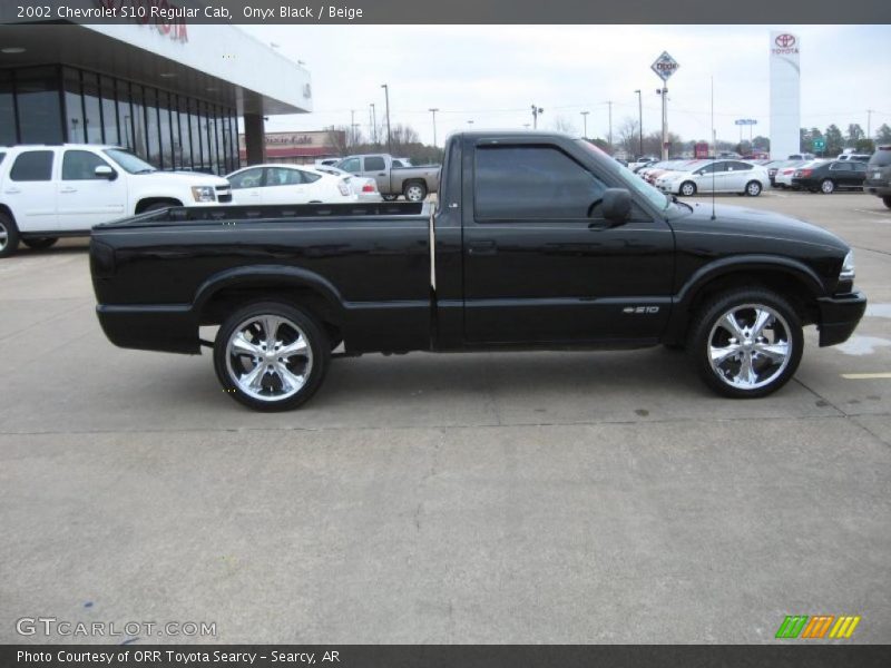 Onyx Black / Beige 2002 Chevrolet S10 Regular Cab