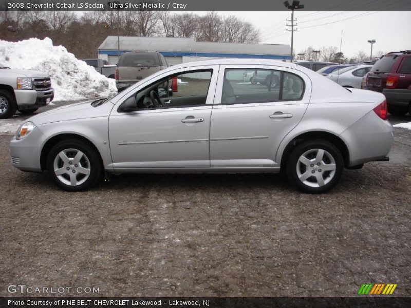 Ultra Silver Metallic / Gray 2008 Chevrolet Cobalt LS Sedan