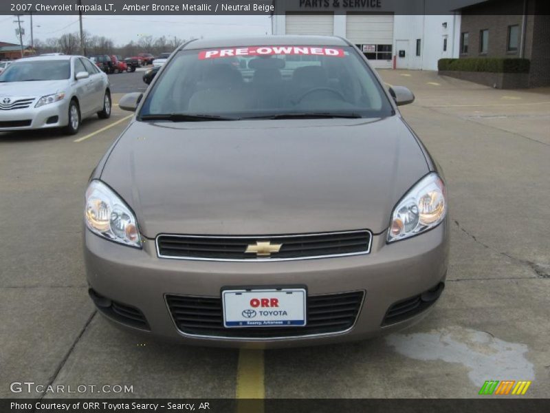 Amber Bronze Metallic / Neutral Beige 2007 Chevrolet Impala LT