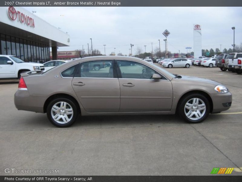 Amber Bronze Metallic / Neutral Beige 2007 Chevrolet Impala LT