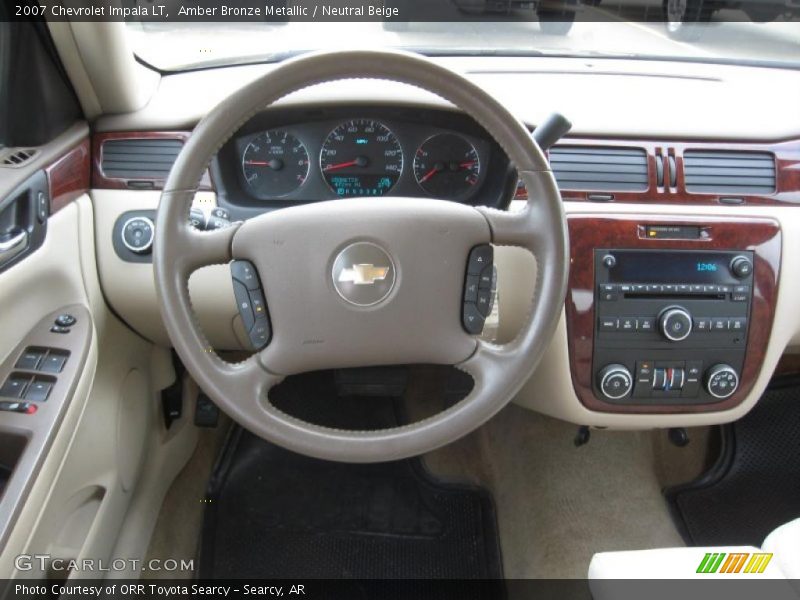 Amber Bronze Metallic / Neutral Beige 2007 Chevrolet Impala LT