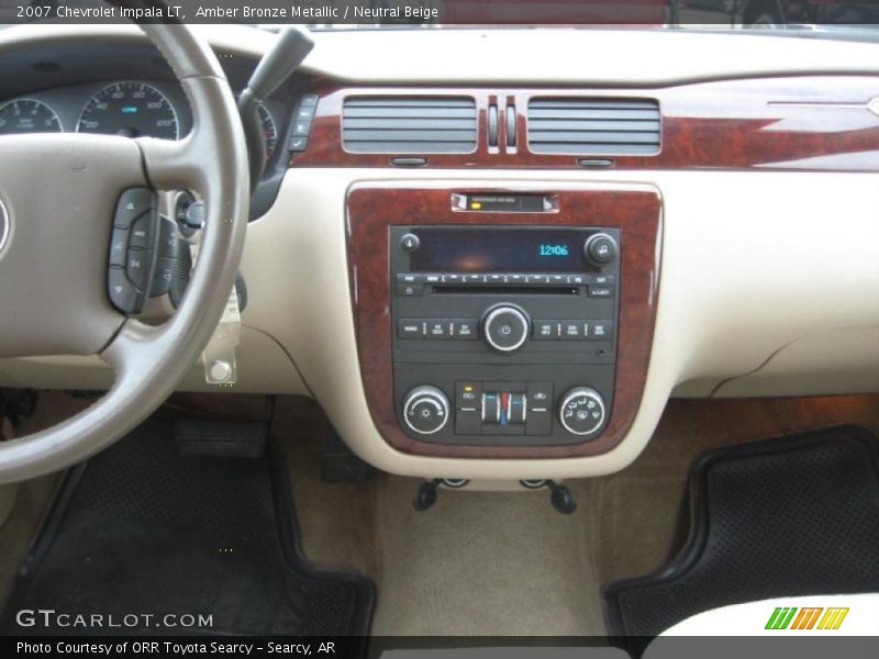 Amber Bronze Metallic / Neutral Beige 2007 Chevrolet Impala LT