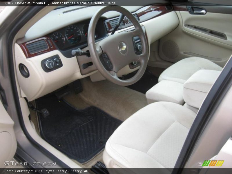 Amber Bronze Metallic / Neutral Beige 2007 Chevrolet Impala LT