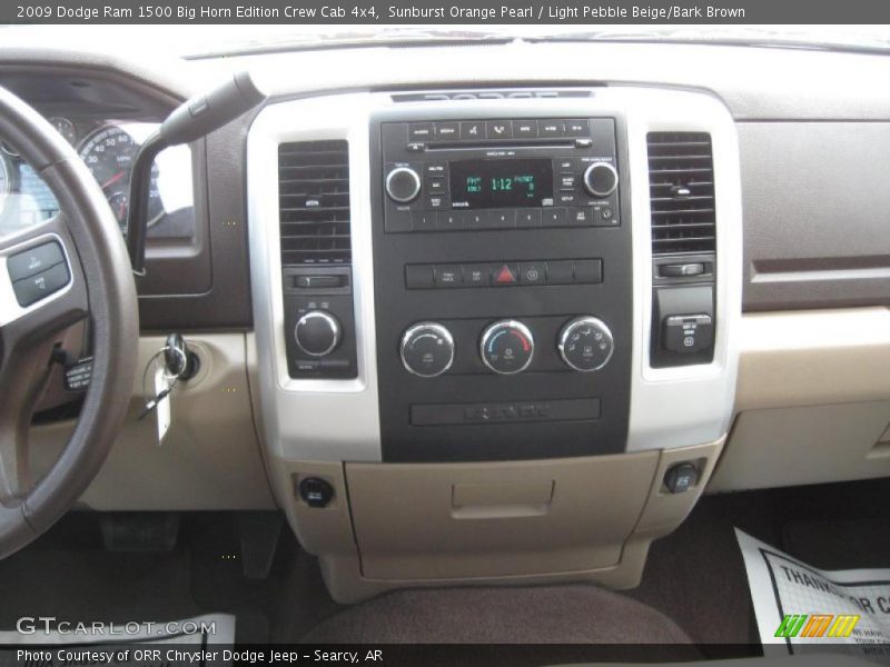 Sunburst Orange Pearl / Light Pebble Beige/Bark Brown 2009 Dodge Ram 1500 Big Horn Edition Crew Cab 4x4