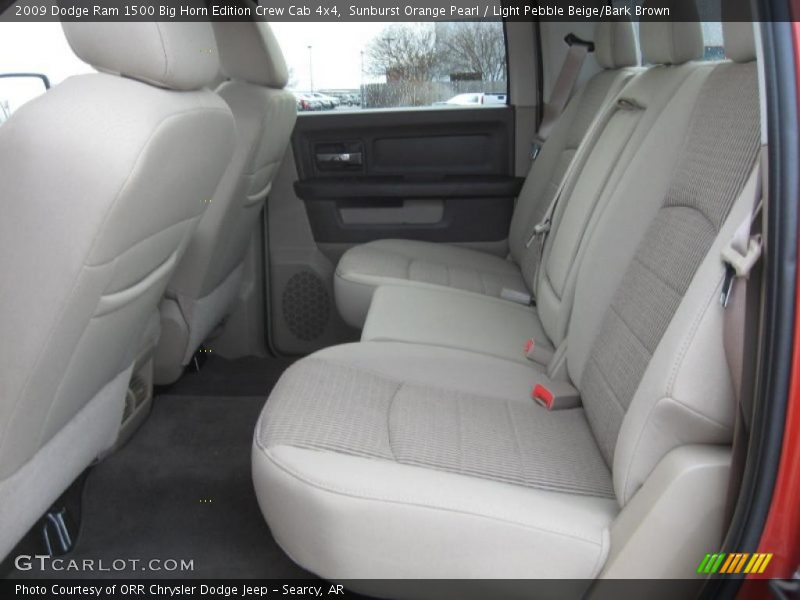 Sunburst Orange Pearl / Light Pebble Beige/Bark Brown 2009 Dodge Ram 1500 Big Horn Edition Crew Cab 4x4