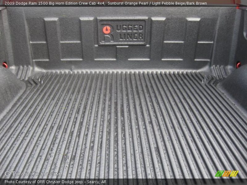 Sunburst Orange Pearl / Light Pebble Beige/Bark Brown 2009 Dodge Ram 1500 Big Horn Edition Crew Cab 4x4